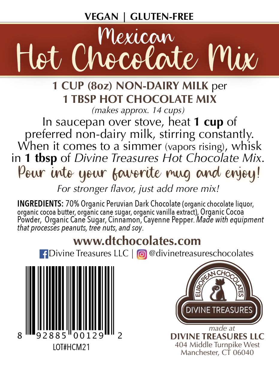 Hot Chocolate Mix — Divine Treasures Chocolates